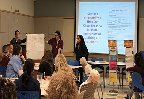 Chief Residents in Quality and Patient Safety teach a quality, process improvement and patient safety curriculum to residents. Chief Residents in Quality and Patient Safety teach a quality, process improvement and patient safety curriculum to residents.